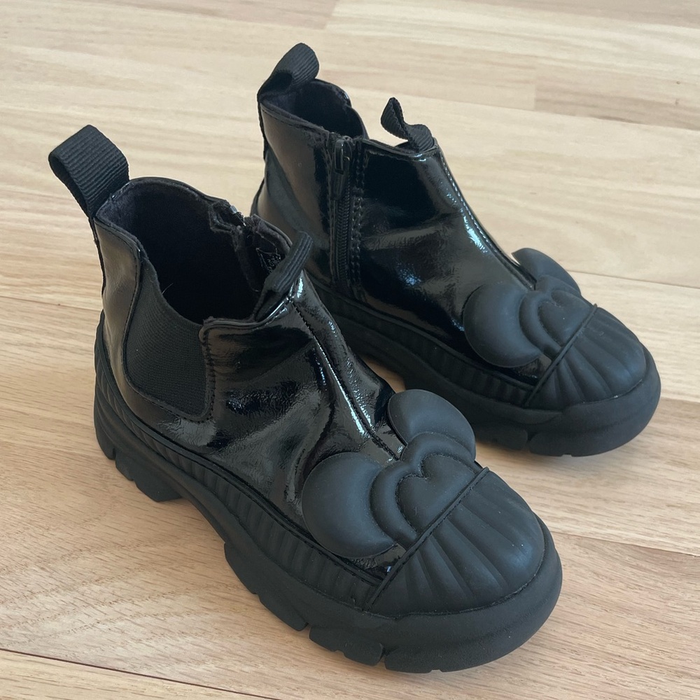 Disney Black Mickey Mouse Kids Boots